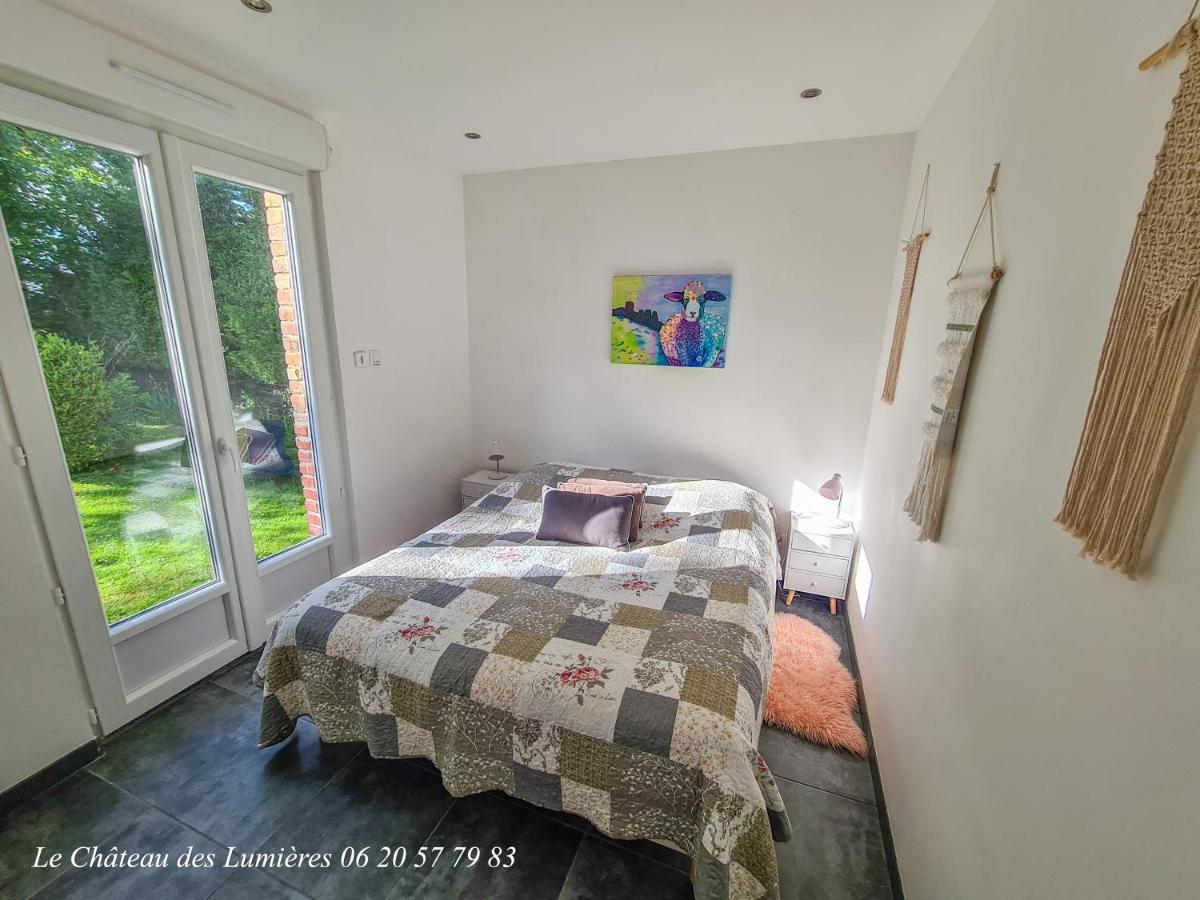Château des Lumières Gîte et gîte insolite Saint-Blimont Esterno foto