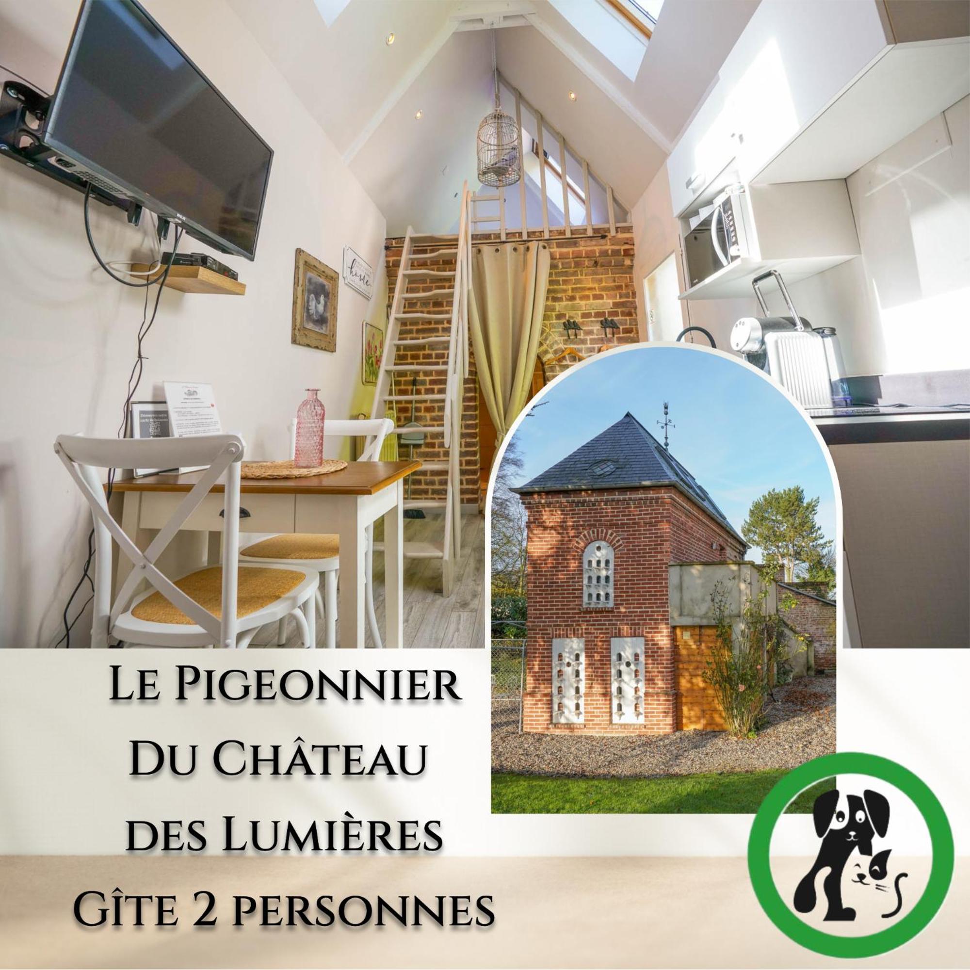 Château des Lumières Gîte et gîte insolite Saint-Blimont Esterno foto